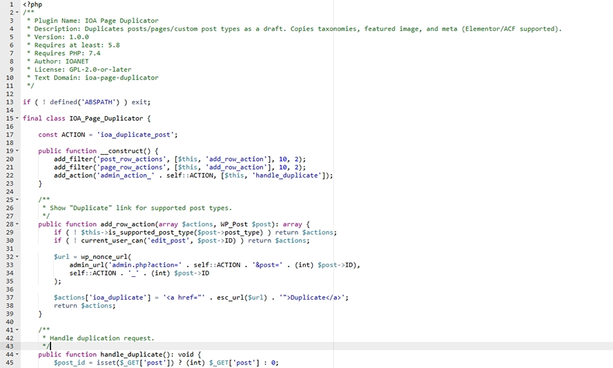 Leataata Preschool website project screenshot